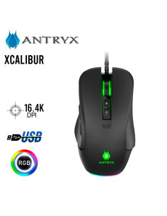 MOUSE GAMER ANTRYX XCALIBUR CHROME STORM ( AGM-CS7500K )...
