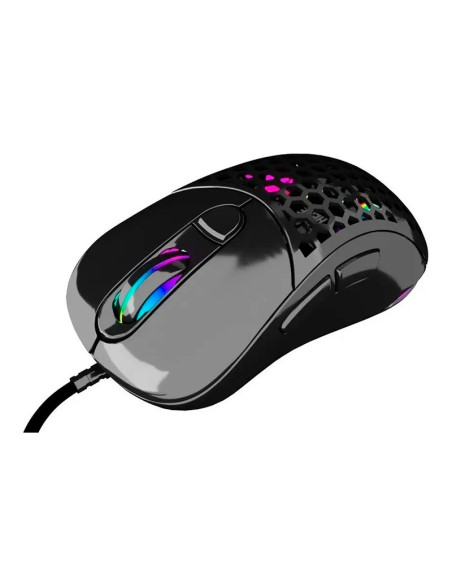 MOUSE VSG AQUILA AIR BLACK BRILLANTE ( VG-M550-BLK-GLO ) GAMING | 16K DPI | SENSOR PMW3389 | LED-RGB