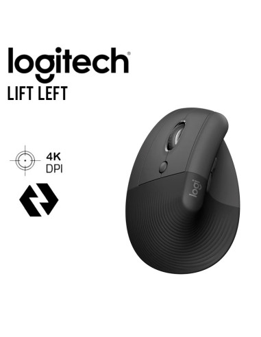 MOUSE LOGITECH LIFT LEFT VERTICAL ERGONOMICO (...