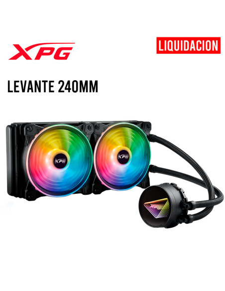 SISTEMA DE ENFRIAMIENTO LIQUIDO XPG LEVANTE 240MM ( LEVANTE240-BKCWW ) LED-RGB
