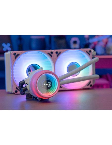 SISTEMA DE ENFRIAMIENTO LIQUIDO AEROCOOL MIRAGE L240 RGB WHITE