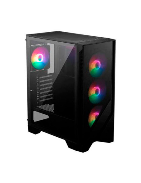 CASE GAMER MSI MAG FORGE 120A AIRFLOW ( 306-7G23A41-HH9 ) NEGRO | 6 LED-ARGB