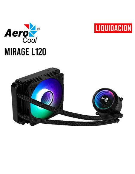SISTEMA DE ENFRIAMIENTO LIQUIDO AEROCOOL MIRAGE L120 | RGB | BLACK