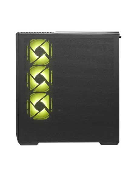 CASE GAMER MSI MAG PANO 130R PZ BLACK | VIDRIO TEMPLADO| S/FUENTE| 4 LED ARGB
