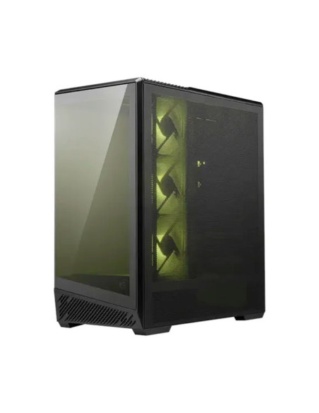 CASE GAMER MSI MAG PANO 130R PZ BLACK | VIDRIO TEMPLADO| S/FUENTE| 4 LED ARGB