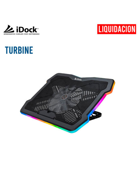 COOLER PARA LAPTOP IDOCK IDK-20 TURBINE RGB