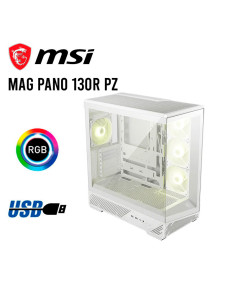 CASE GAMER MSI MAG PANO 130R PZ WHITE| VIDRIO TEMPLADO|...