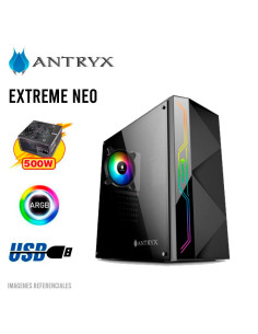 CASE ANTRYX EXTREME NEO I B500W ARGB FAN X1 C/CINTA LED...
