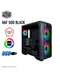 CASE COOLER MASTER HAF 500 BLACK (H500-KGNN-S00) FAN X3...