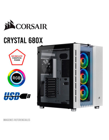 CASE CORSAIR CRYSTAL 680X WHITE ( CC-9011169-WW...
