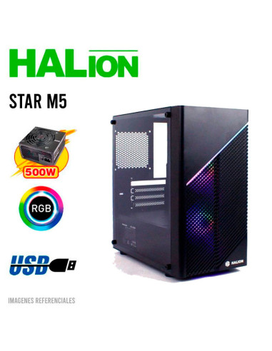 CASE HALION STAR M5 ( STAR M5 ) 500W | VIDRIO...