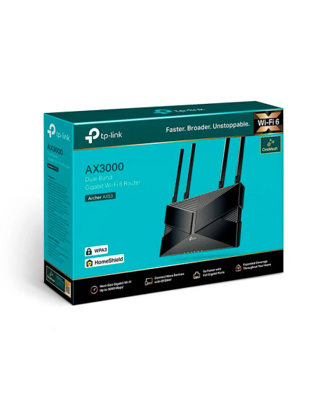 ROUTER TP-LINK ARCHER AX53 AX3000 DUAL BAND 4 ANTENAS (1750502637)