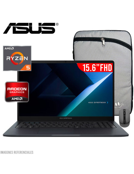 LAPTOP ASUS EXPERTBOOK BM1503CDA-S72310 RYZEN 5-7535U 16GB 512GB SSD 15.6" FHD FREEDOS (90NX0821-M02JE0)