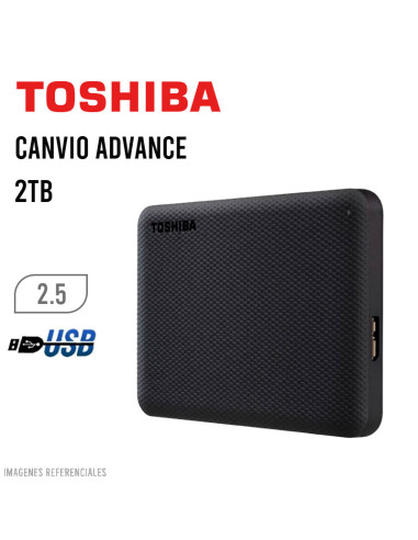 DISCO DURO EXTERNO TOSHIBA CANVIO ADVANCE 2TB...