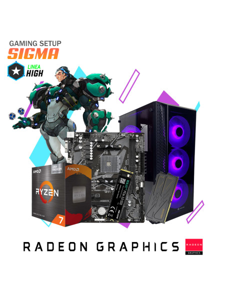 SETUP GAMER SIGMA AMD RYZEN 7 5700G 16GB 512GB