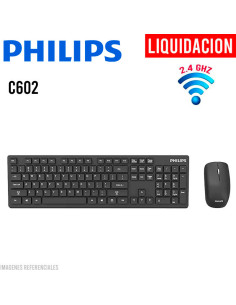 KIT TECLADO Y MOUSE PHILIPS C602 (SPT6602) INALAMBRICO