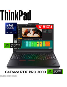 LAPTOP LENOVO THINKPAD P16 GEN 3 ULTRA 7-255HX 32GB 1TB...