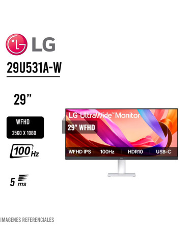 MONITOR LG ULTRAWIDE 29" (29U531A-W) PANEL IPS...