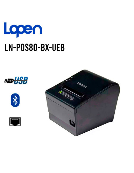 IMPRESORA TERMICA LOPEN (LN-POS80-BX-UEB) 80MM USB/ ETHERNET/ BLUETOTH
