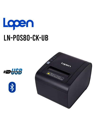 IMPRESORA TERMICA LOPEN ( LN-POS80-CK-UB ) 80MM | USB - BLUETOOTH