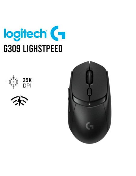 MOUSE GAMER LOGITECH G309 LIGHTSPEED ( 910-007198 ) WIRELESS - BT | SENSOR HERO 25K