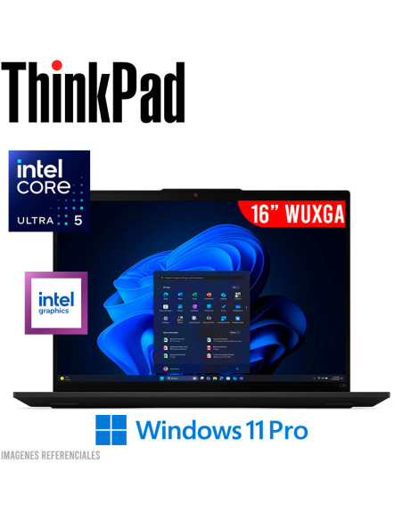 LAPTOP LENOVO THINKPAD L16 GEN 2 ULTRA 5-225U 16GB 512GB SSD 16" WUXGA WINDOWS 11 PRO( 21SB000JLM )
