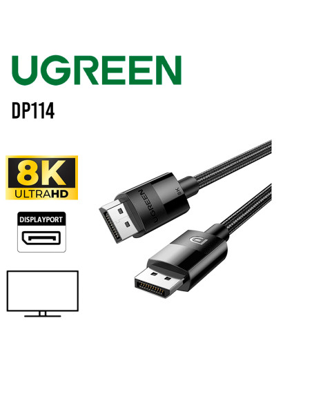 CABLE DISPLAYPORT UGREEN DP114 ( 80392 ) 2M