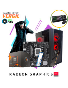 SETUP GAMER VERGIL RYZEN 7-8700G 16GB 500GB SSD + KIT RAPTOR