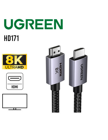 CABLE UGREEN (HD171) HDMI 8K 60HZ 3M (25911)
