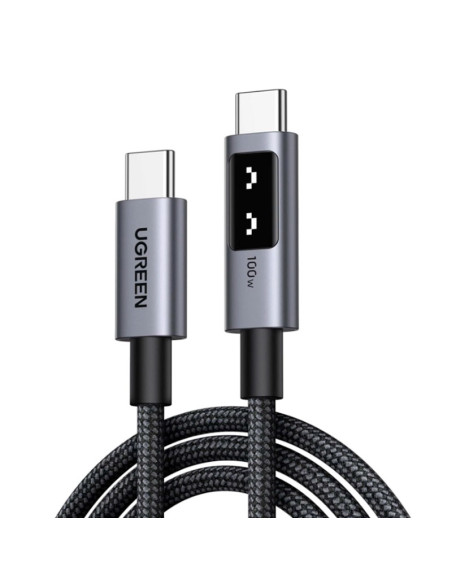CABLE UGREEN ROBOT L509 ( 35513 ) 100W - 5A | 3 METROS | USB-C A USB-C