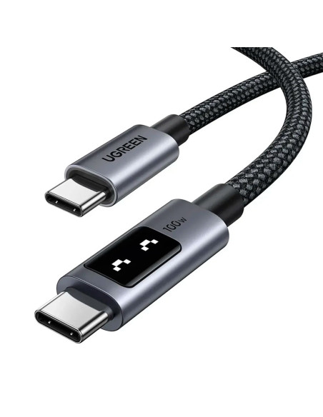 CABLE UGREEN ROBOT L509 ( 35513 ) 100W - 5A | 3 METROS | USB-C A USB-C