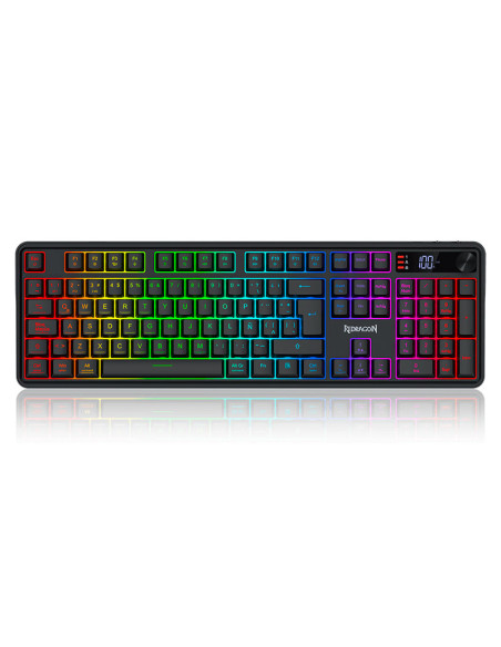 TECLADO GAMER REDRAGON VOLCANO ( K526-PRO SP ) WIRED - WIRELESS - BT | LED-RGB
