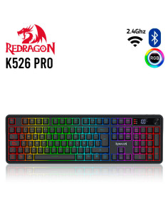 TECLADO GAMER REDRAGON VOLCANO ( K526-PRO SP ) WIRED -...