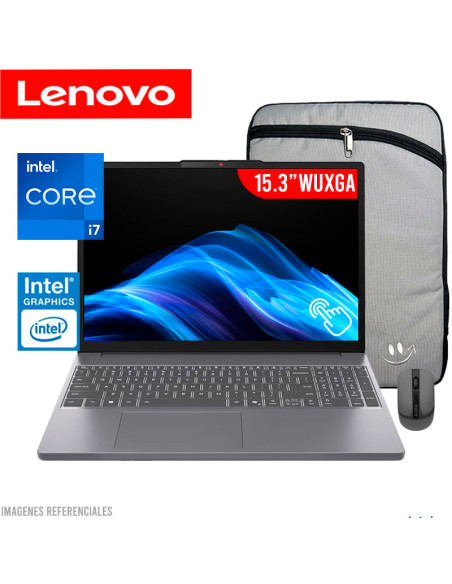 LAPTOP LENOVO SLIM 3 15IRH10 I7-13620H 16GB 512GB SSD 15.3 WUXGA TACTIL FREEDOS ( 83K101EVLM )