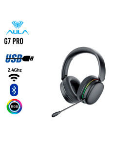 AUDIFONO GAMER AULA G7 PRO ( G7 PRO ) WIRED - BT -...