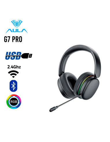 AUDIFONO GAMER AULA G7 PRO ( G7 PRO ) WIRED -...