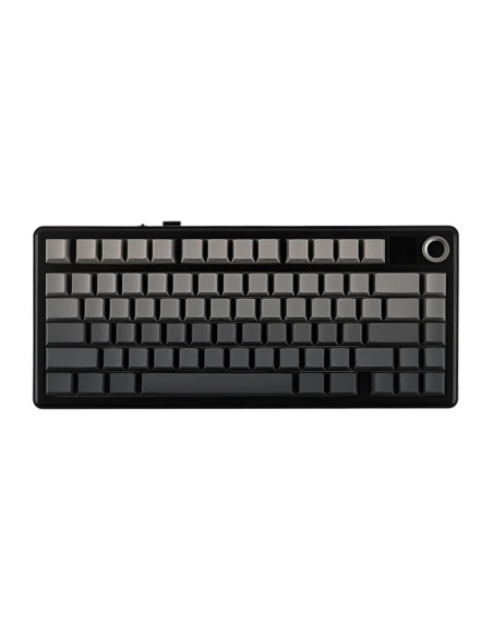 TECLADO GAMER AULA F75 ( F75-SP ) WIRED - WIRELESS - BT | BLACK/GRADIENT GREY | SWITCH REAPER | LED-RGB
