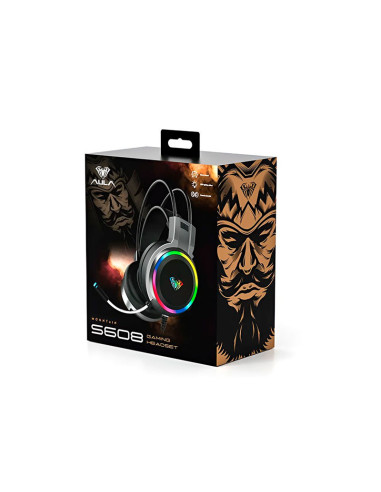 AUDIFONO GAMER AULA MOUNTAIN ( S608 ) BLACK |...