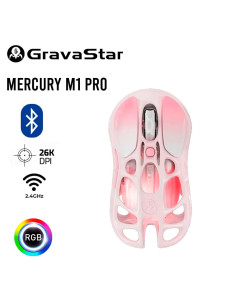 MOUSE GAMER GRAVASTAR MERCURY M1 PRO SAKURA PINK ( M1...