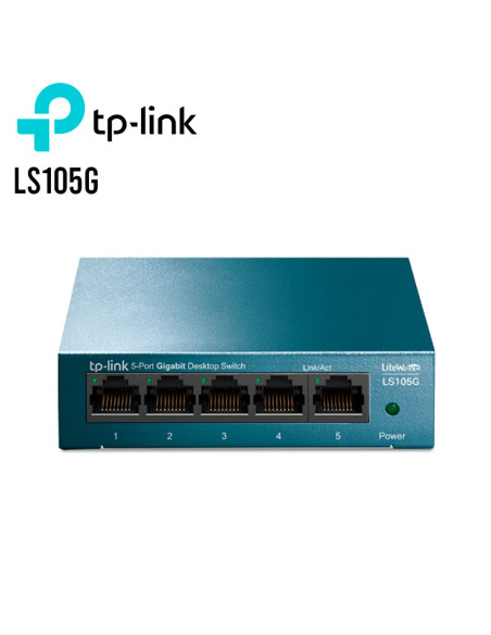 SWITCH TP-LINK (LS105G) GIGABIT 5 PTOS 10/100/1000