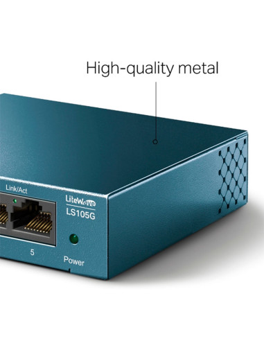 SWITCH TP-LINK (LS105G) GIGABIT 5 PTOS 10/100/1000