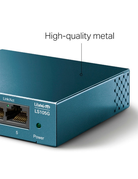 SWITCH TP-LINK (LS105G) GIGABIT 5 PTOS 10/100/1000