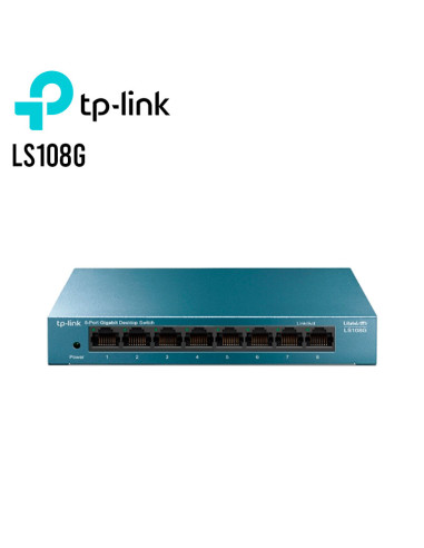 SWITCH TP-LINK (LS108G) GIGABIT 8 PUERTOS