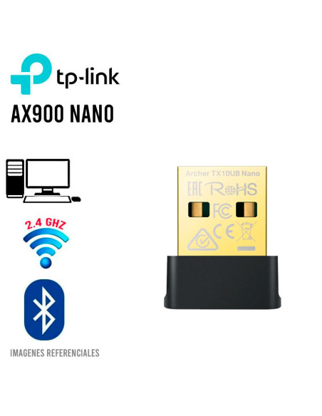 ADAPTADOR TP-LINK AX900 NANO ( ARCHER TX10UB NANO ) WI-FI 6 - BT 5.0