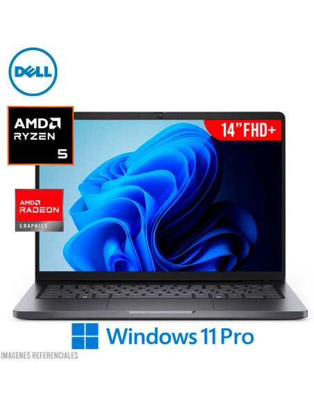 LAPTOP DELL PRO 14 PC14255 RYZEN 5 PRO 230 16GB 512GB SSD 14 FHD+ WINDOWS 11 PRO (6F1NR)