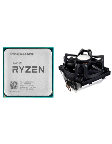COMBO PROCESADOR AMD RYZEN 3 3200G OEM + COOLER...