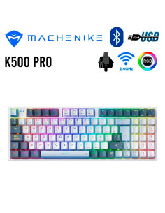 TECLADO GAMER MACHENIKE K500 PRO RGB SWITCH SILVER (K500...