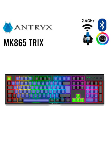 TECLADO GAMER ANTRYX MK865 TRIX (...
