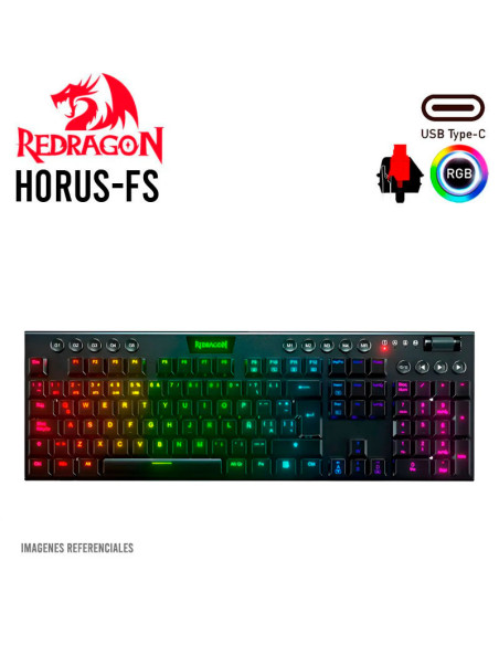 TECLADO GAMER REDRAGON HORUS-FS