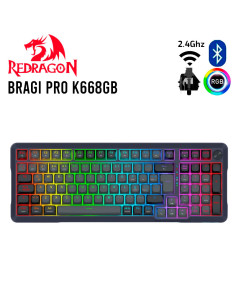 TECLADO GAMER REDRAGON BRAGI PRO (K688GB-RGB-PRO) WIRED -...